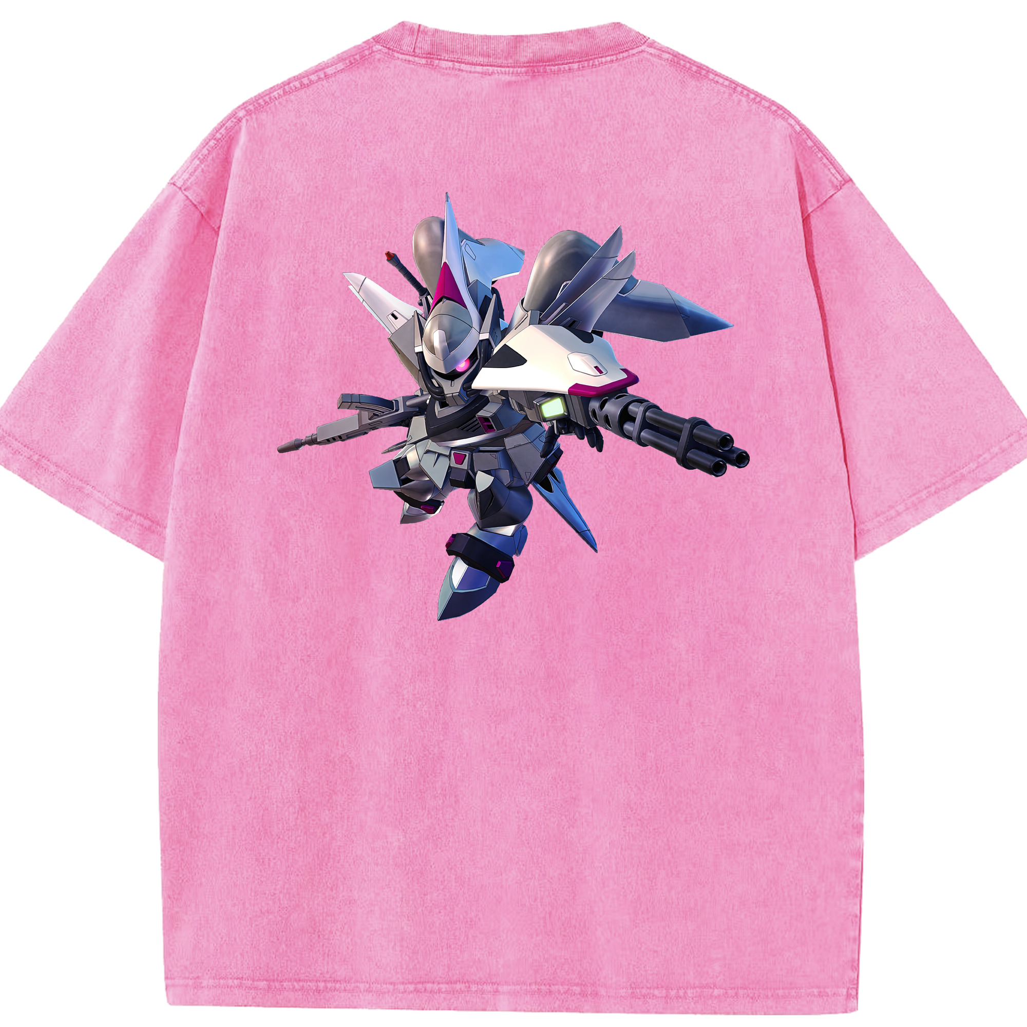 （画像用） 機動戦士ガンダム Mobile Suit Gundam 綿100% ヴィンテージ風 半袖Tシャツ（背面プリント）